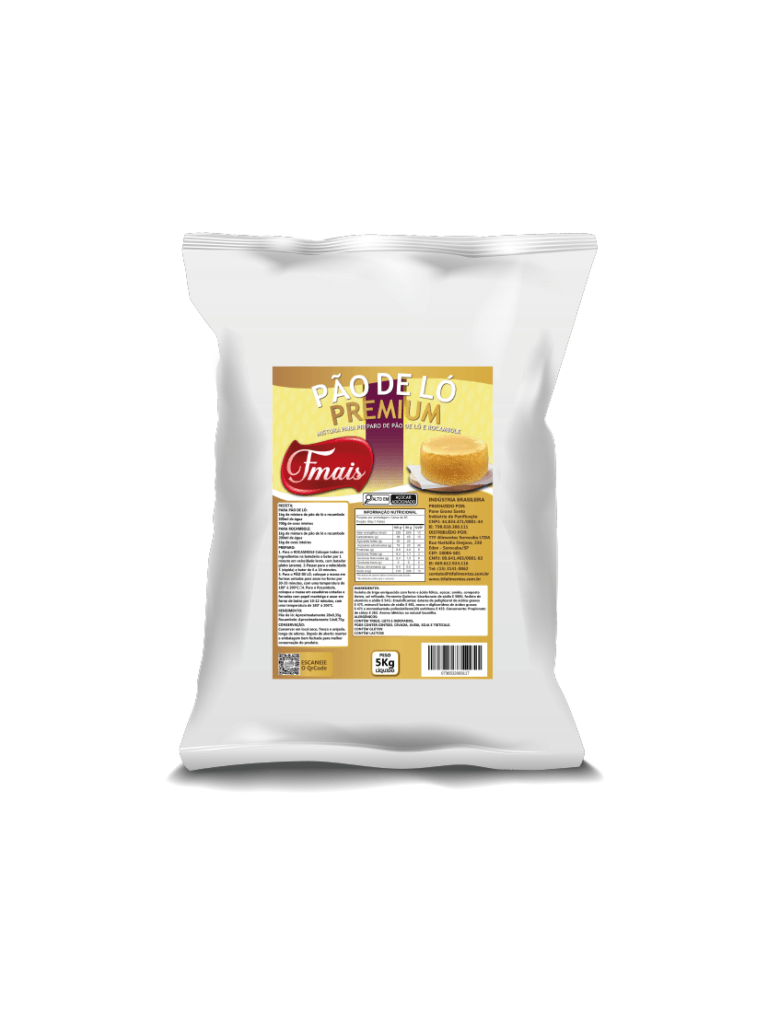 PÃO DE LÓ PREMIUM 5KG FMAIS CÓD: 14631