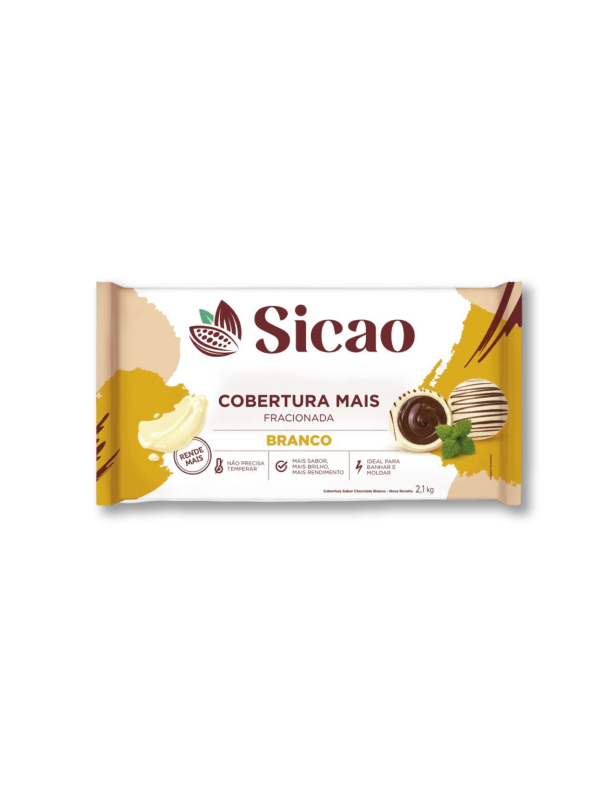 COBERTURA BARRA BRANCO 2,1 KG – SICAO MAIS CÓD: 12445