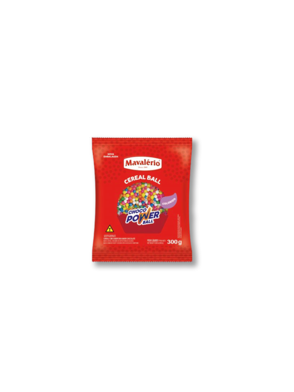 CHOCO POWER BALL MICRO COLORIDO 300G CÓD: 12938