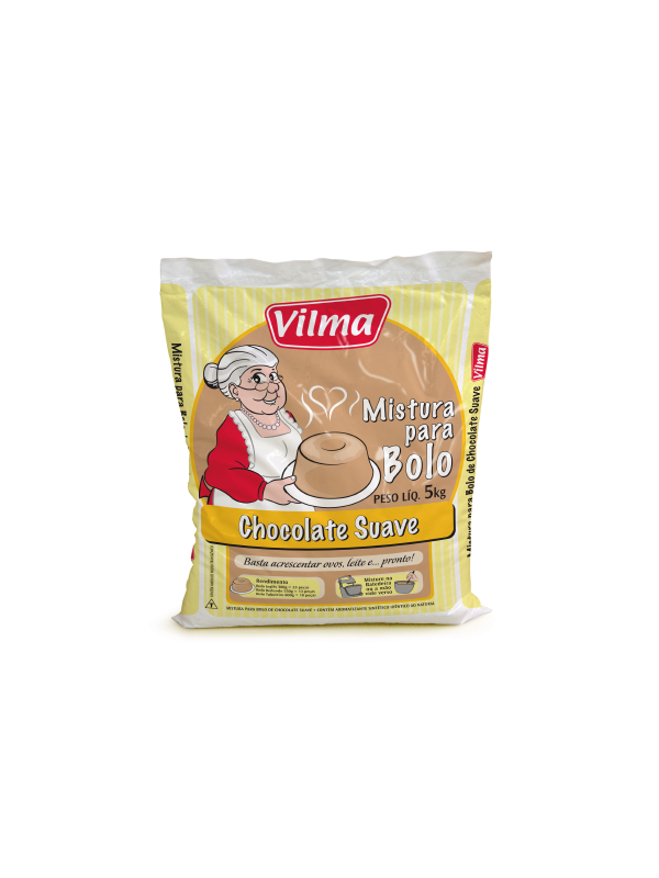 BOLO CHOCOLATE SUAVE 5KG VILMA CÓD: 12583