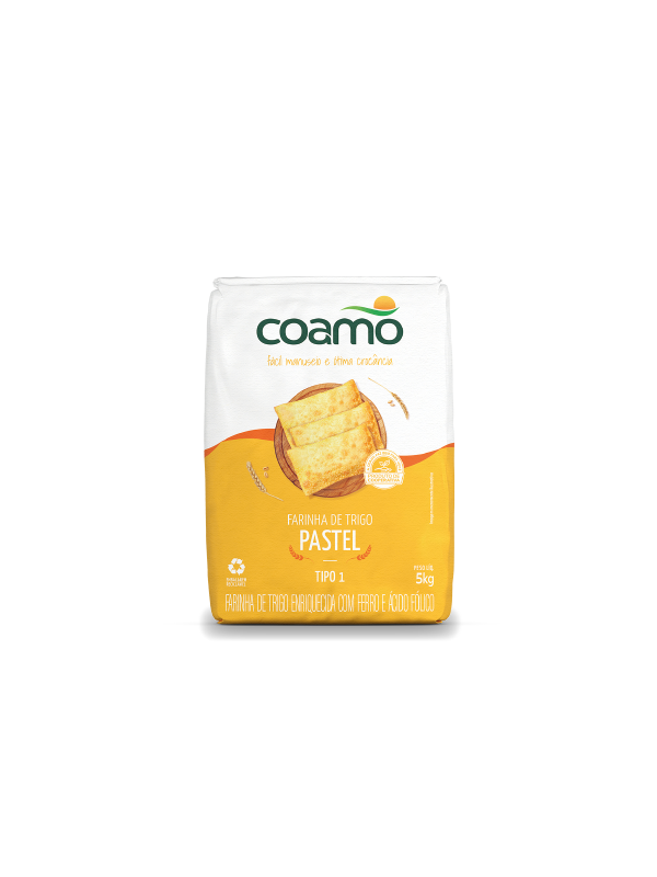 FARINHA DE TRIGO COAMO PASTEL T1 5KG CÓD: 12689