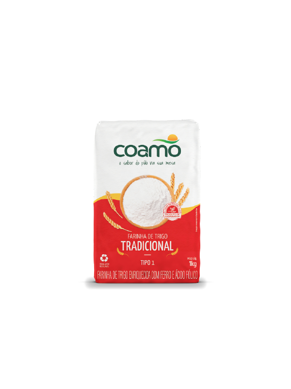 FARINHA TRIGO COAMO TRAD T1 5KG CÓD: 12329