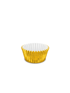 FORMINHA CUPCAKE 45 UN - DOURADA CÓD: 13243