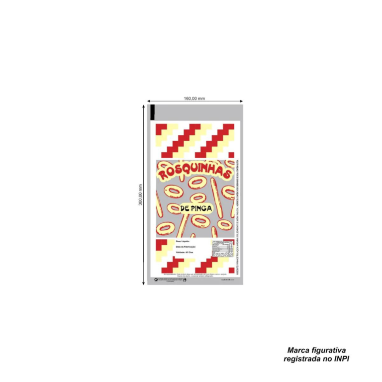 SACOS PLASTICOS PP 16 X 30 ROSQUINHA DE PINGA (R-PIN) CÓD: 00026