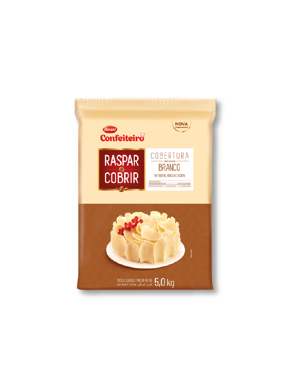 COBERTURA BARRA BRANCO 5 KG – RASPAR E COBRIR HARALD CÓD: 00101