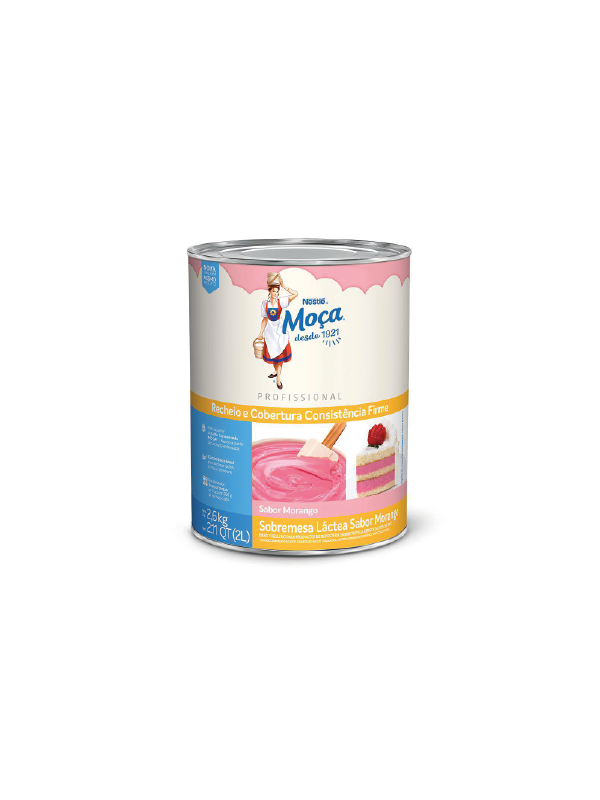 MOCA RECHEIO MORANGO NPRO 2,6 KG NESTLE CÓD: 14059