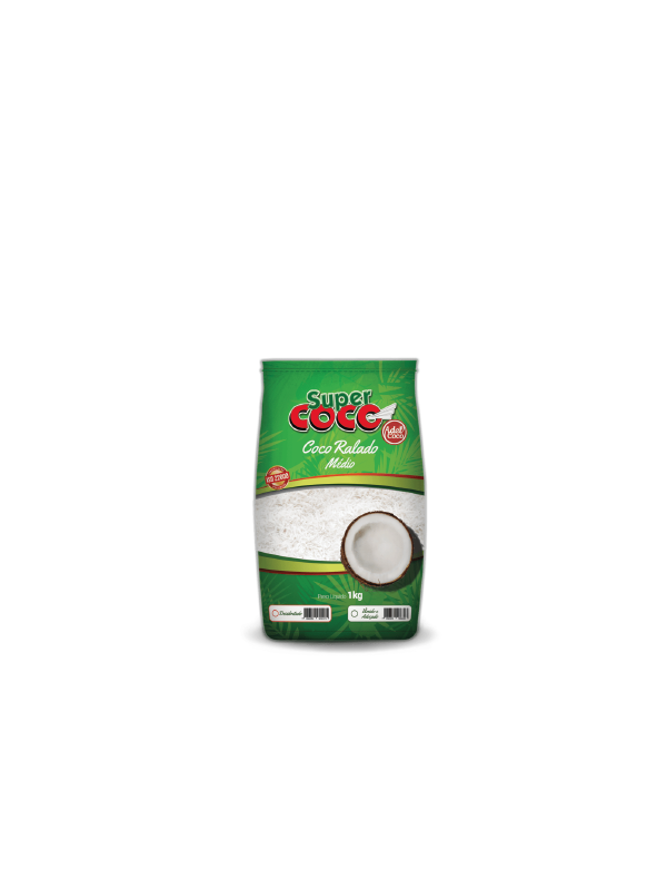 SUPERCOCO RALADO UMIDO ADOCADO MEDIO 1 KG CÓD: 12881