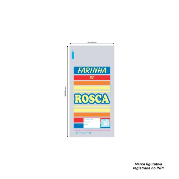 SACOS PLASTICOS PP 16 X 30 FARINHA DE ROSCA (C/100 UN) CÓD: 00151