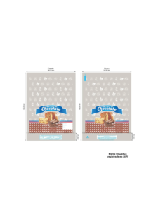 SACOS PLAST. 35 X 45 PANETONE CHOCOLATE 1 KG C/100 UN CÓD: 14383