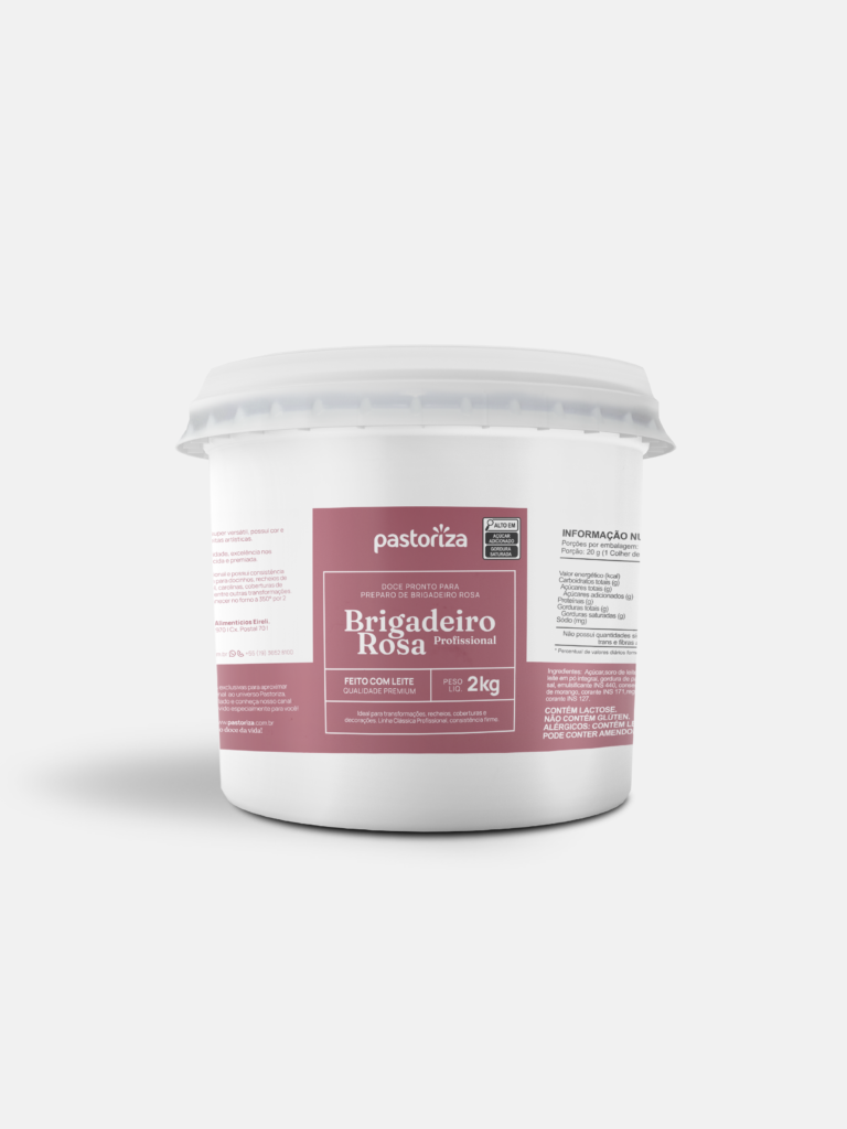MASSA DE BRIGADEIRO PASTORIZA MORANGO 2KG CÓD: 00269