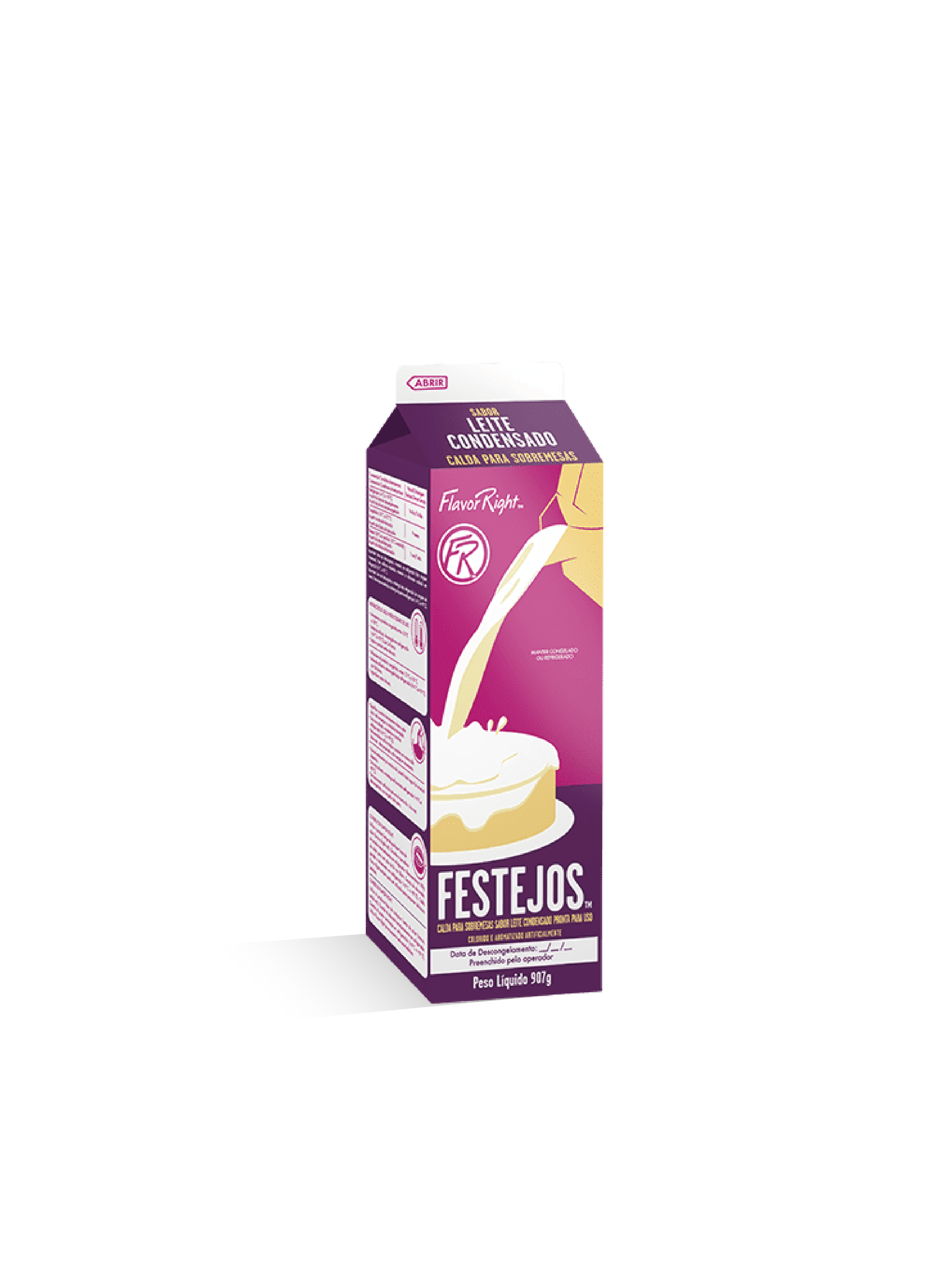 FLAVOR RIGHT – CALDA FESTEJOS (907 G) RICHS CÓD: 12306