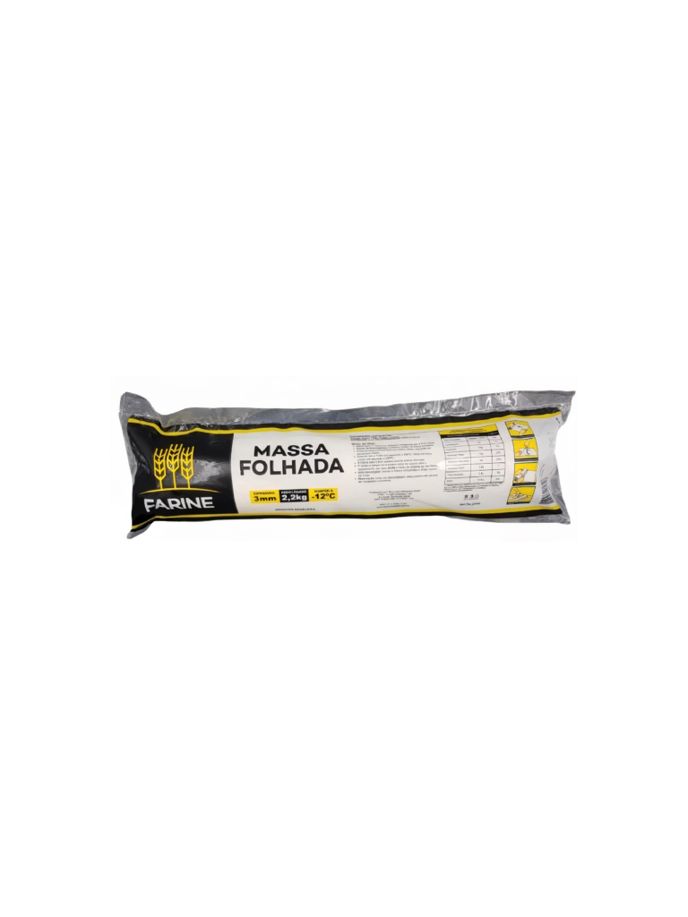 MASSA FOLHADA CONGELADA 3,0MM – 2,2 KG FARINE CÓD: 12800