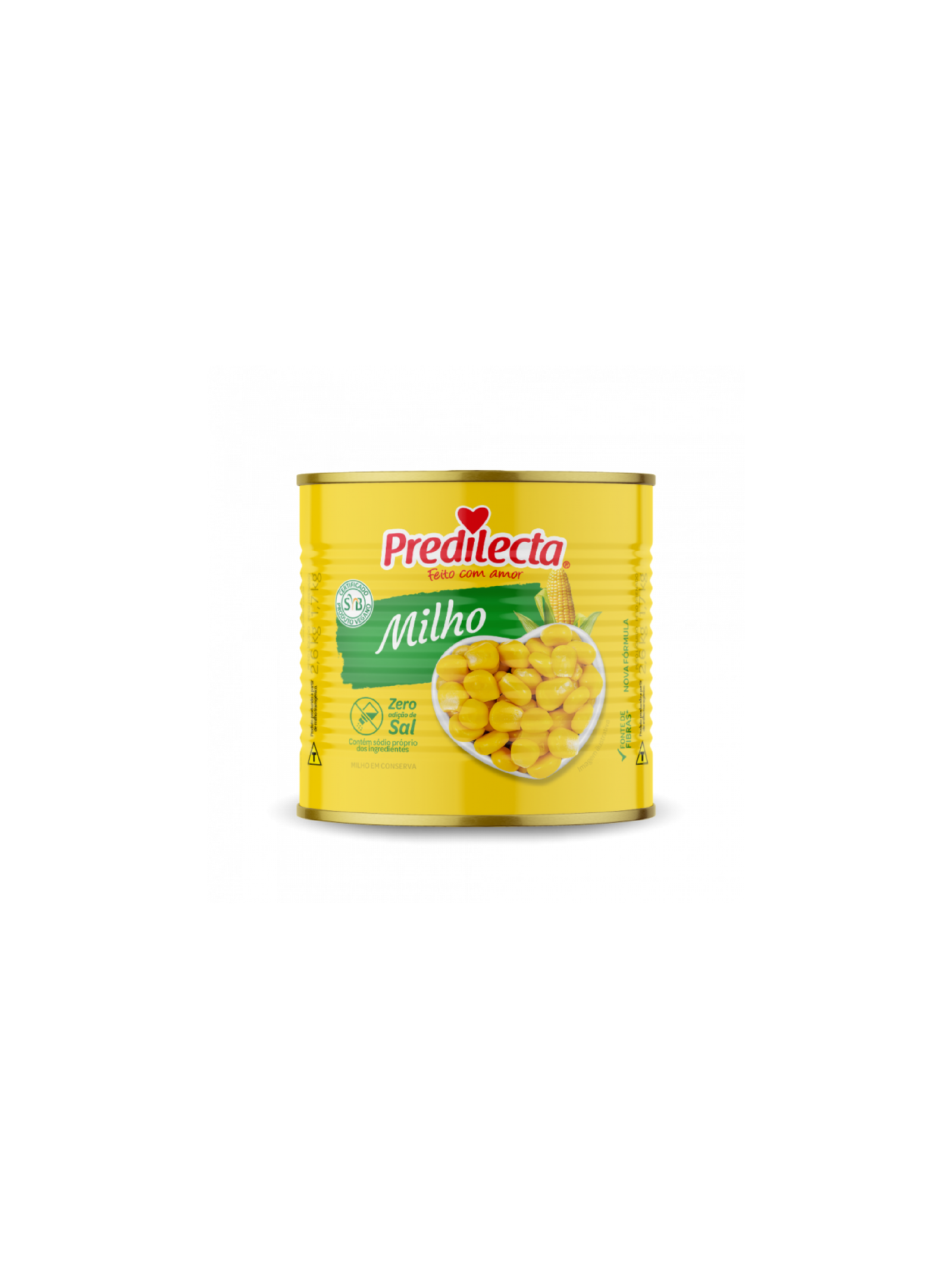 MILHO VERDE LATA 1,7KG PREDILECTA CÓD: 13810