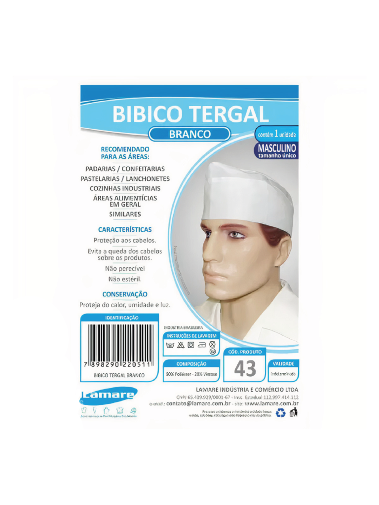 BIBICO TERGAL B. TAMANHO UNICO CÓD: 00038