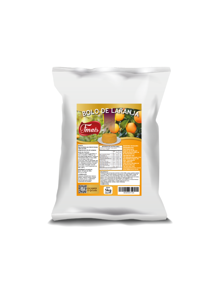 BOLO LARANJA 5KG FMAIS CÓD: 14939
