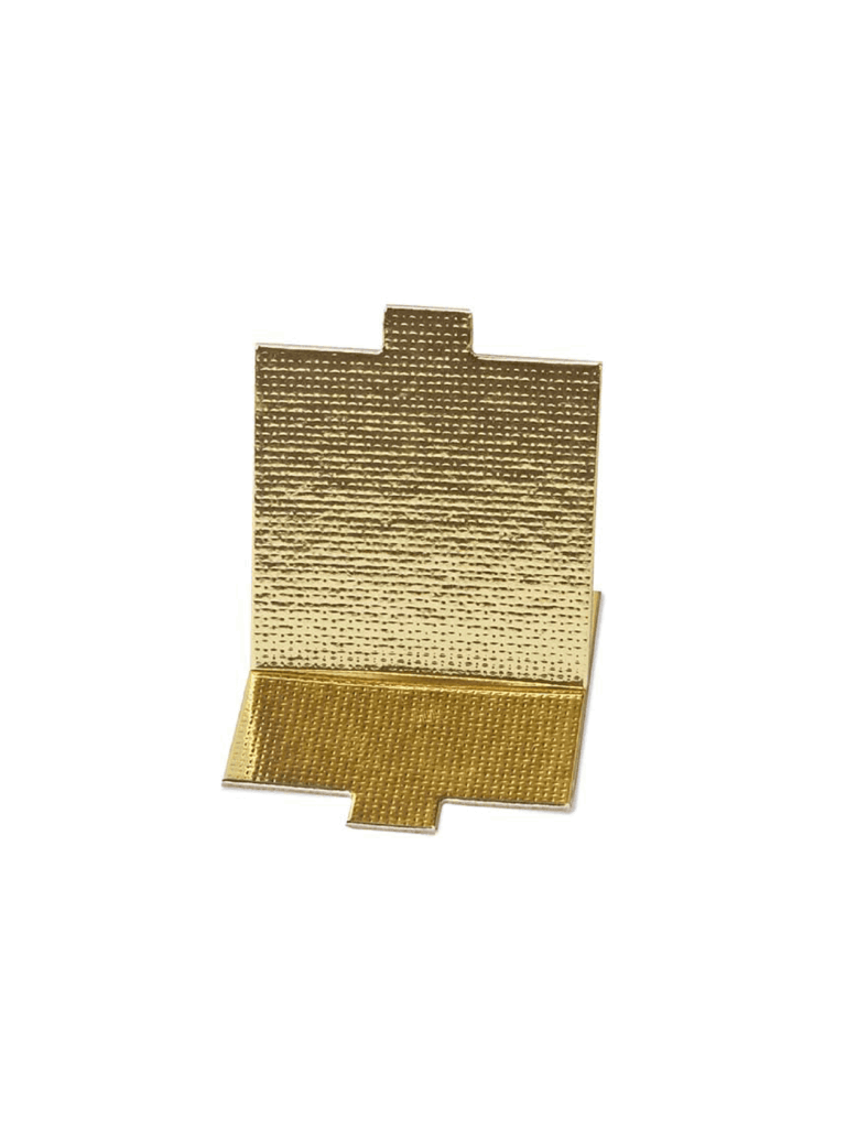 BASE CLASS OURO QUADRADA 7,5 CM (C/ 50 UN) CÓD: 14422