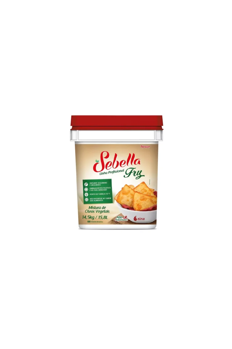 ÓLEO VEGETAL PARA FRITURAS SEBELLA FRY 14,5KG CÓD: 15218