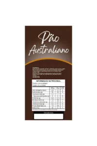 ETIQUETA ESP. 100 X 50  PAO AUSTRALIANO 50 UND CÓD: 15275