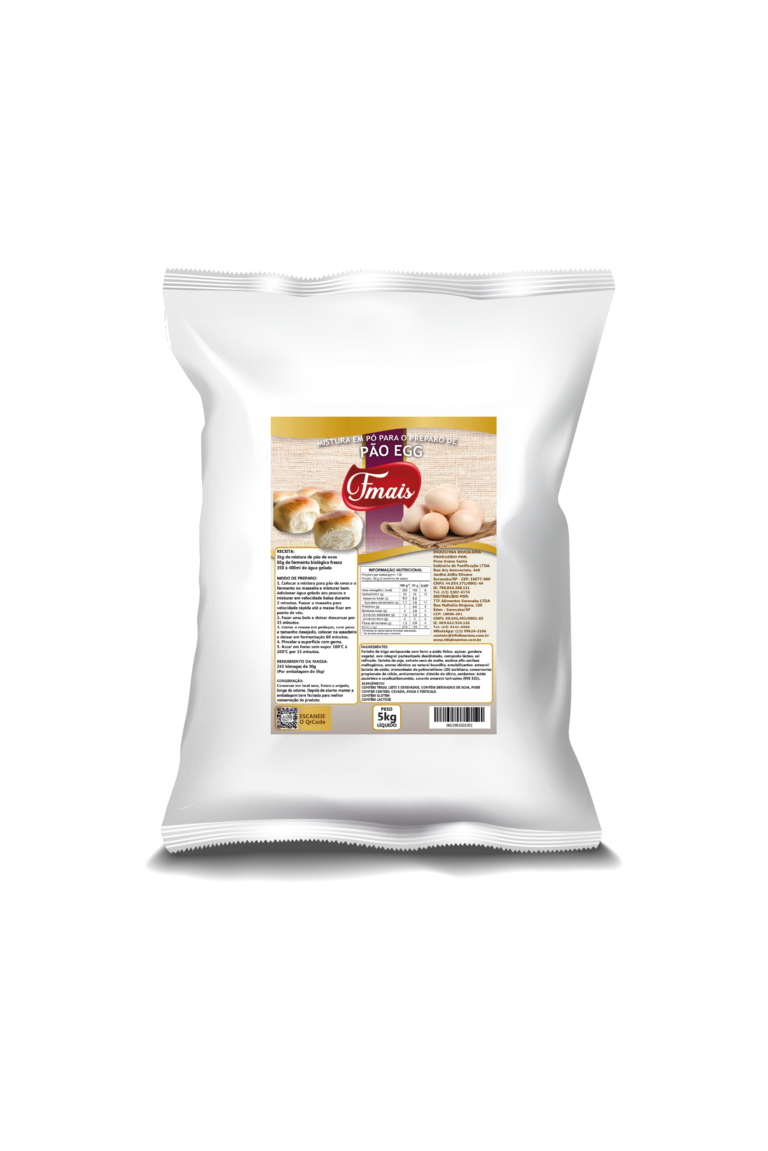 PÃO DE OVOS (MISTURA PÃO EGG) 5 KG FMAIS CÓD: 13747