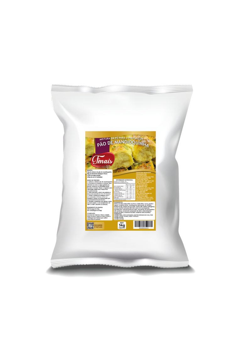 PÃO DE MANDIOQUINHA 5 KG FMAIS CÓD: 13741