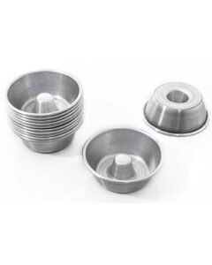 FORMINHA TORTA SUICA 6 X 4 CM ALUMINIO - 12 UNID CÓD: 205