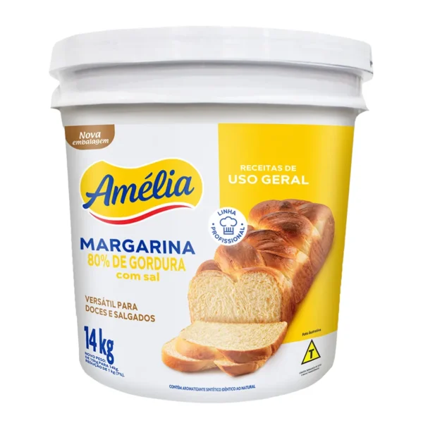 MARGARINA AMELIA UG 80% C SAL- 14 KG- CÓD:270