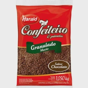 GRANULADO MACIO ESCURO CONFEITEIRO 1,010KG HARALD -CÓD:252