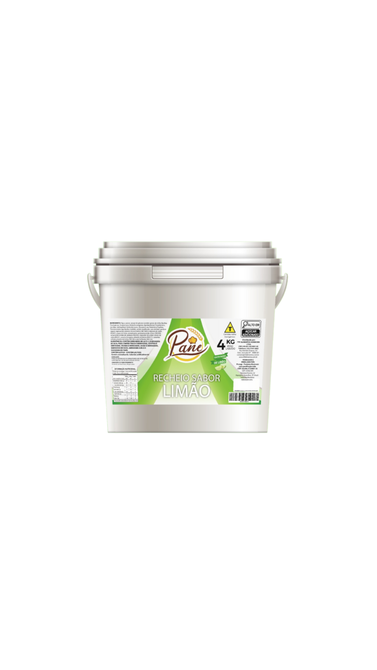RECHEIO SABOR LIMAO PANE 4KG UN – 8973 CÓD:15347
