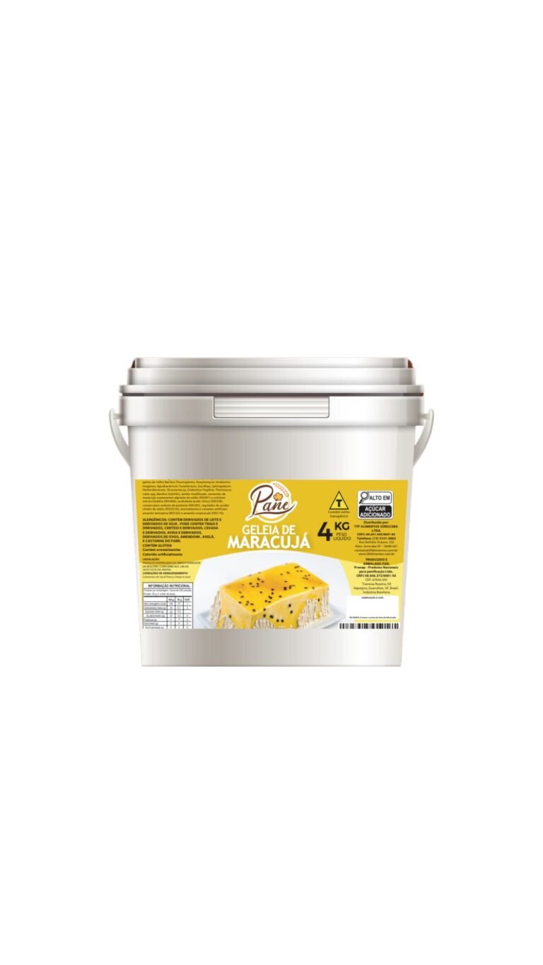 RECHEIO SABOR MARACUJA PANE 4KG UN – 9185 CÓD:15339