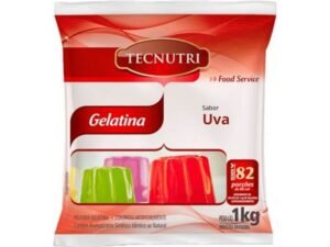 GELATINA EM PO UVA 1 KG TECNUTRI -0284 CÓD:13713