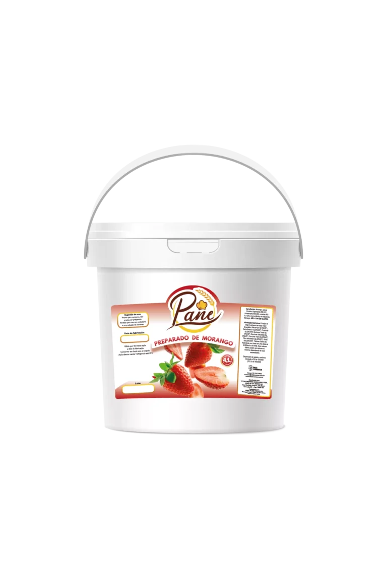 PREPARADO (POLPA) DE MORANGO 4,1KG PANE -CÓD:15548