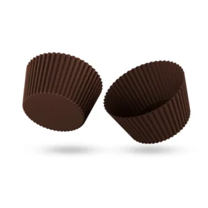 FORMINHA CUPCAKE 45 UN - MARROM - CÓD:15561