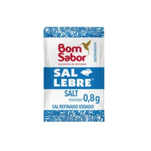 SAL LEBRE REFINADO SACHE 0,80G - CX 1.000 UNID CÓD:12973