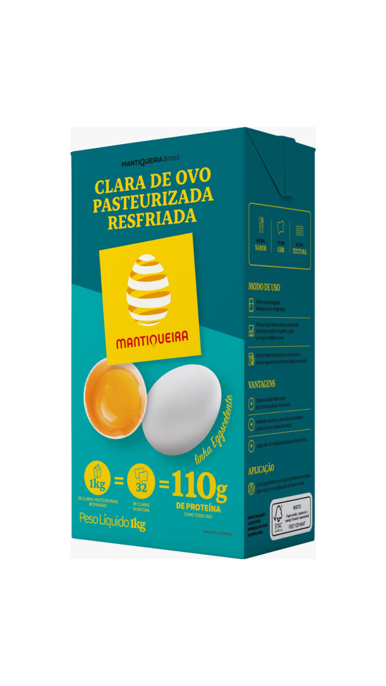 CLARA LIQUIDA PASTEURIZADA RESF EGGSCELENTE 1KG CÓD: 14420